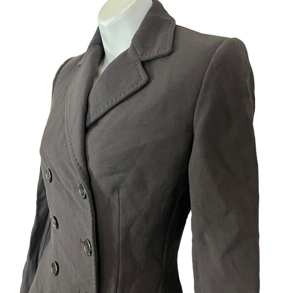 Dolce & Gabbana Womens Brown Wool Steampunk Whimsigoth Suit Jacket Blazer 40 / 4 - Picture 8 of 16